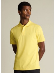 charles tyrwhitt ανδρικό polo pique με δίκομβο κούμπωμα και κεντημένο logo