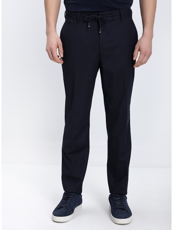 boss ανδρικό παντελόνι με κορδόνι μέσης slim fit