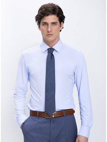 boss ανδρικό πουκάμισο με stretch ύφασμα slim fit