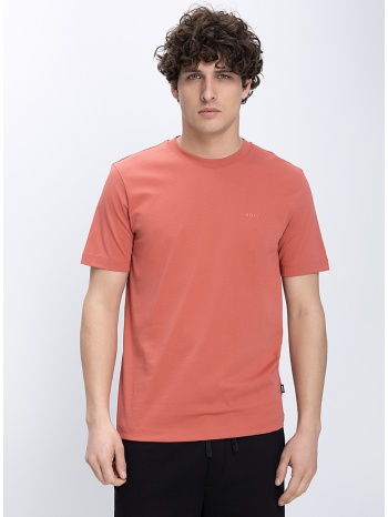boss ανδρικό t-shirt βαμβακερό με logo detail regular fit