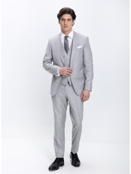 boss ανδρικό κοστούμι τριών τεμαχίων slim fit