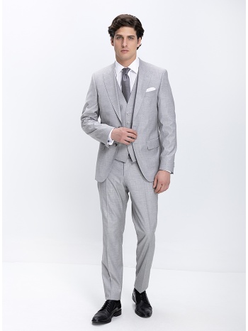 boss ανδρικό κοστούμι τριών τεμαχίων slim fit