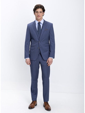 boss ανδρικό μάλλινο κοστούμι slim fit