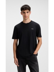 hugo ανδρικό t shirt βαμβακερό με logo print regular fit