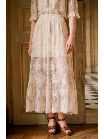 petite mendigote γυναικεία maxi φούστα με δαντέλα και