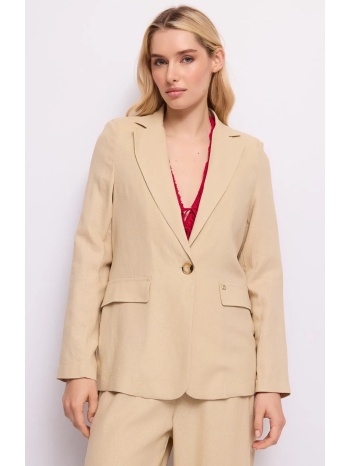 gaudi γυναικείο σακάκι με πέτο γιακά και τσέπες