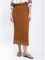 la fee maraboutee γυναικεία φούστα midi πλεκτή με διάτρητο σχέδιο