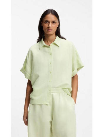 boss γυναικείο πουκάμισο regular fit με ρεβέρ μανίκια και