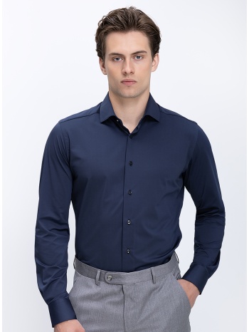 xacus ανδρικό πουκάμισο με κλασικό γιακά modern fit