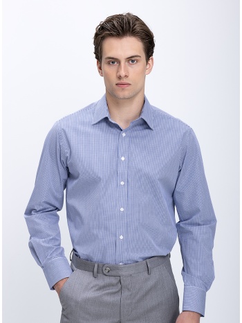 vardas ανδρικό πουκάμισο βαμβακερό με μικρό καρό μοτίβο σε προσφορά