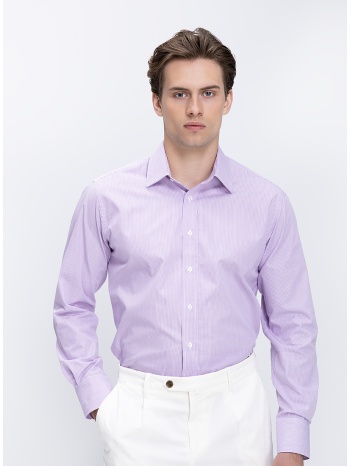 vardas ανδρικό πουκάμισο βαμβακερό με ριγέ μοτίβο modern fit σε προσφορά