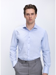 ανδρικό πουκάμισο βαμβακερό με κλασικό γιακά slim fit
