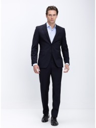 boss ανδρικό κοστούμι regular fit με κλασικό πέτο και καθαρή ραφή