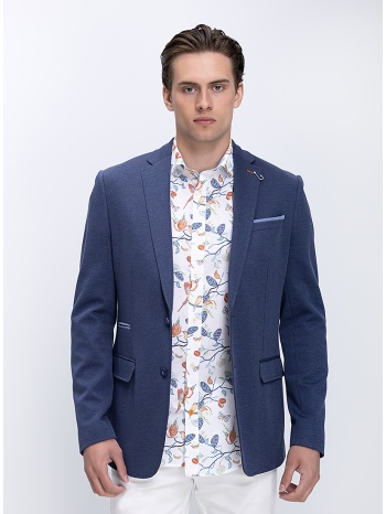 a fish named fred ανδρικό σακάκι regular fit με κλασικό πέτο