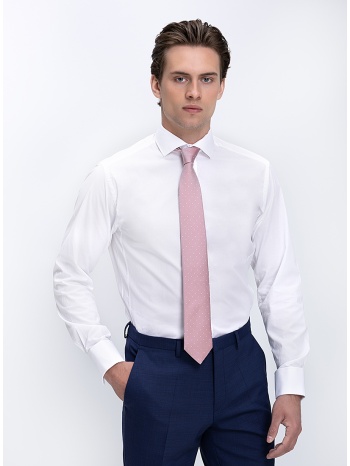 ανδρικό πουκάμισο regular fit με double cuff και κλασικό σε προσφορά