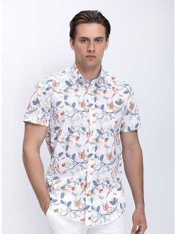 a fish named fred ανδρικό πουκάμισο regular fit με ελαστική