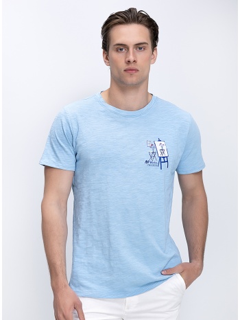 a fish named fred ανδρικό t shirt regular fit με καθαρή υφή