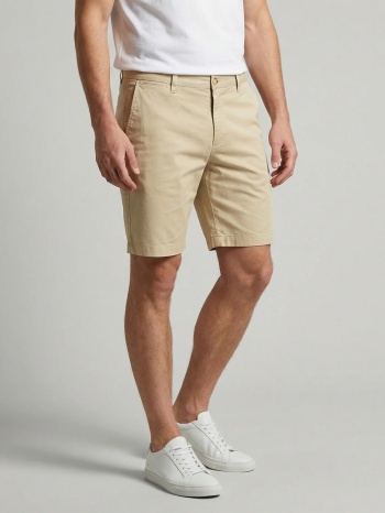 mcgregor ανδρική βερμούδα chino regular fit με πλαϊνές