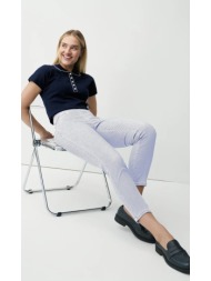 anna montana γυναικείο παντελόνι τζιν 7/8 με ελαστική μέση