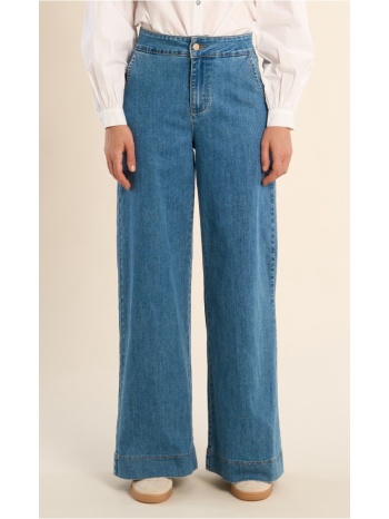 molly bracken γυναικείο τζιν παντελόνι με ψηλή μέση wide fit