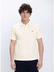 gant ανδρικό polo regular fit από βαμβάκι με κεντημένο logo