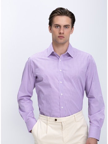 vardas ανδρικό πουκάμισο βαμβακερό με μικρό καρό μοτίβο σε προσφορά