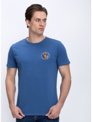 a fish named fred ανδρικό t shirt regular fit με κεντημένο logo στο στήθος
