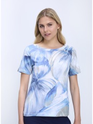 monari γυναικεία μπλούζα με floral print