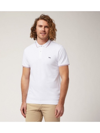 harmont & blaine polo μπλούζα με ριγέ λεπτομέρειες σε προσφορά