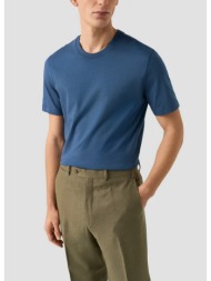 eton ανδρικό t-shirt βαμβακερό supima με λαιμόκοψη crew neck modern fit