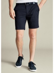charles tyrwhitt ανδρική βερμούδα performance slim fit με ελαστικό ύφασμα