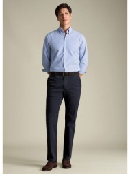 charles tyrwhitt ανδρικό παντελόνι chino slim fit από ελαστικό βαμβακερό ύφασμα