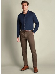 charles tyrwhitt ανδρικό chino παντελόνι slim fit non iron με ελαστικό ύφασμα