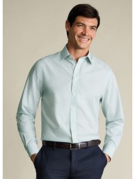 charles tyrwhitt ανδρικό πουκάμισο ριγέ poplin non iron stretch