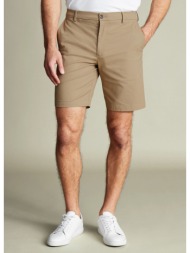charles tyrwhitt ανδρικό shorts με κλείσιμο με κουμπί και τσέπες chino modern fit