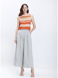 luna llena γυναικείο παντελόνι culotte wide leg