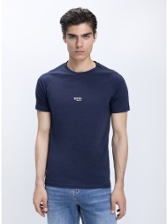 boss ανδρικό t-shirt βαμβακερό με logo slim fit