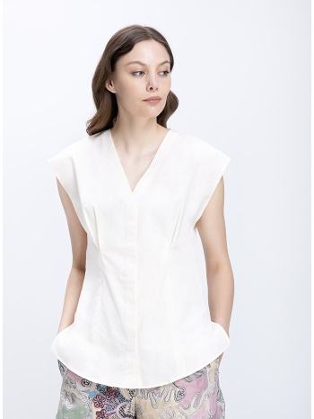 penny black γυναικείο πουκάμισο αμάνικο regular fit με