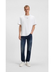 hugo ανδρικό denim παντελόνι με ίσιο μπατζάκι slim fit