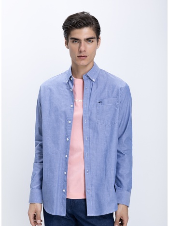 ανδρικό βαμβακερό overshirt modern fit