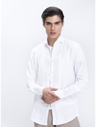 hugo ανδρικό πουκάμισο με γιακά spread slim fit