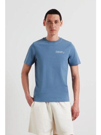 farah ανδρικό t-shirt βαμβακερό με graphic print στην πλάτη