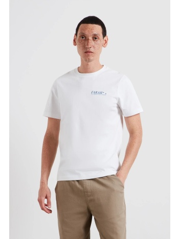 farah ανδρικό t-shirt βαμβακερό με graphic print στην πλάτη