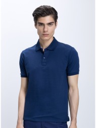 vardas ανδρική polo μπλούζα βαμβακερή με minimal σχεδιασμό