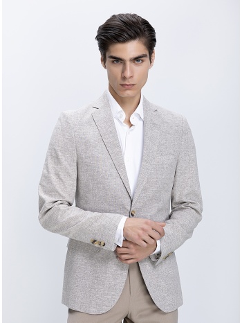 hd x vardas ανδρικό σακάκι linen blend modern fit σε προσφορά