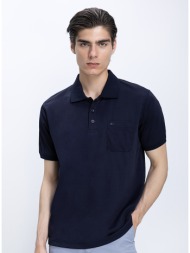 ανδρικό polo με τσέπη στο στήθος
