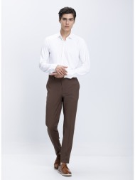 vardas ανδρικό παντελόνι μάλλινο με ρεβέρ modern fit