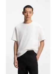 hugo ανδρικό t shirt βαμβακερό με logo print relaxed fit