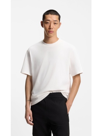 hugo ανδρικό t shirt βαμβακερό με logo print relaxed fit