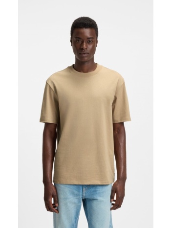 hugo ανδρικό t shirt βαμβακερό με logo print relaxed fit σε προσφορά